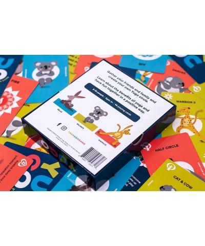 Yoga Game for Kids & Adults - Interactive Card Game with Yoga Poses & Activities $52.04 Card Games