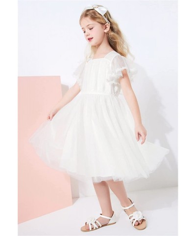 Flower Girl Maxi Dress Princess Lace Tulle Photo Gowns Wedding Party Dress $24.18 Kids' Costumes