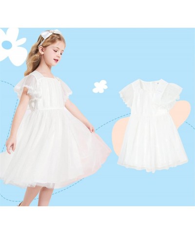 Flower Girl Maxi Dress Princess Lace Tulle Photo Gowns Wedding Party Dress $24.18 Kids' Costumes