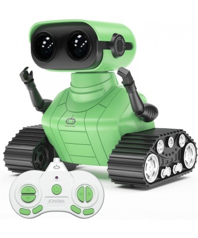 Robot Toys - Remote Control Robot Toys for Kids Dancing Singing Music LED Eyes Demo Interactive Engaging Robots USB Charging ...