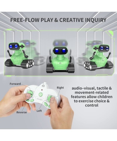 Robot Toys - Remote Control Robot Toys for Kids Dancing Singing Music LED Eyes Demo Interactive Engaging Robots USB Charging ...