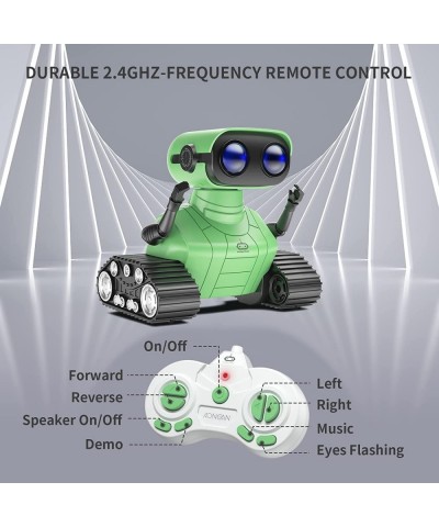 Robot Toys - Remote Control Robot Toys for Kids Dancing Singing Music LED Eyes Demo Interactive Engaging Robots USB Charging ...