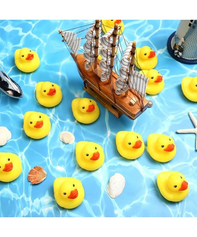 48 Pcs 2 Inch Yellow Rubber Duck Bath Toys Large Rubber Ducks Bath Ducks Squeak Bathtub Toys for Birthday Pool Party Decorati...