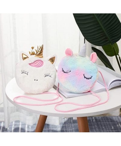 Fur Unicorn Purse Kids Purse Childrens Bag Kids Shoulder Bag Purse Adjustable Strap Ages 2 and UP (Rainbow) $19.52 Dress-Up T...