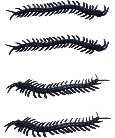 10 pcs 5.7 in Plastic Fake Centipedes Wall Décor Stickers Realistic Fake Bug Spooky Centipedes for Halloween Trick Wall Decor...