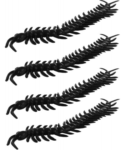 10 pcs 5.7 in Plastic Fake Centipedes Wall Décor Stickers Realistic Fake Bug Spooky Centipedes for Halloween Trick Wall Decor...