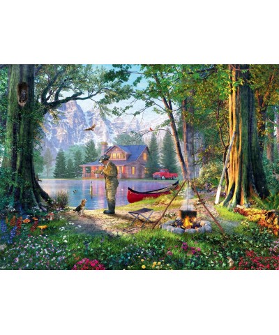 Mountain Fishing - 1000 Piece Jigsaw Puzzle $24.22 Jigsaw Puzzles