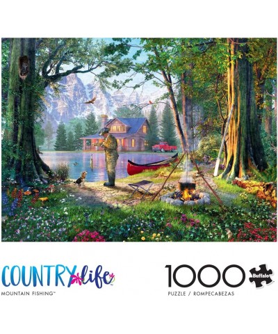 Mountain Fishing - 1000 Piece Jigsaw Puzzle $24.22 Jigsaw Puzzles