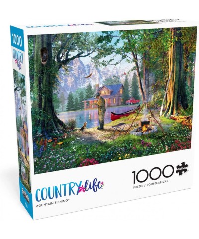 Mountain Fishing - 1000 Piece Jigsaw Puzzle $24.22 Jigsaw Puzzles