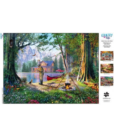 Mountain Fishing - 1000 Piece Jigsaw Puzzle $24.22 Jigsaw Puzzles