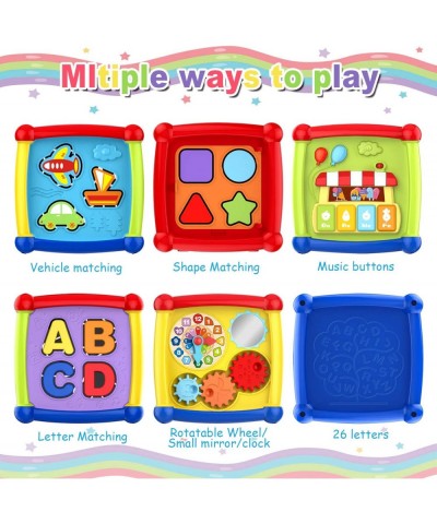 6 in 1 Multipurpose Activity Cube Baby Toys 12-18 Month Baby Toys 6 12 Month Musical Color Shape Sorter Toy Christmas Birthda...