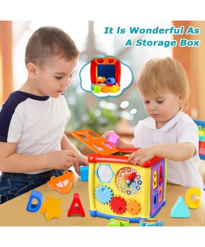 6 in 1 Multipurpose Activity Cube Baby Toys 12-18 Month Baby Toys 6 12 Month Musical Color Shape Sorter Toy Christmas Birthda...