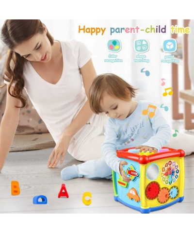 6 in 1 Multipurpose Activity Cube Baby Toys 12-18 Month Baby Toys 6 12 Month Musical Color Shape Sorter Toy Christmas Birthda...