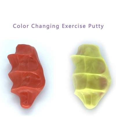 Opattimia Heat Sensitive Exercise Putty 2 Color Changing Therapy Putty & 1 Liquid Glass Putty Stress Relief for Adults and Te...