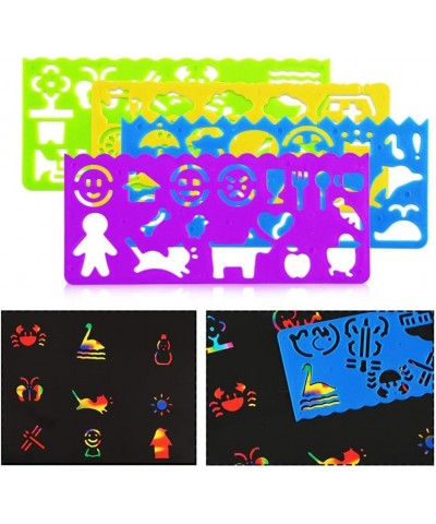 Scratch Art Paper Set 30 Piece(7.2IN x 5IN) Rainbow Magic Scratch Paper Craft Kit for Kids Black Scratch Off Art Crafts Notes...