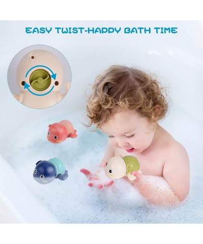 Baby Swimming Turtle Bath Toys Water Table Toys with Fishing Net and Rod Cute Toy Turtles Baby Swimming Toys for Water Table ...