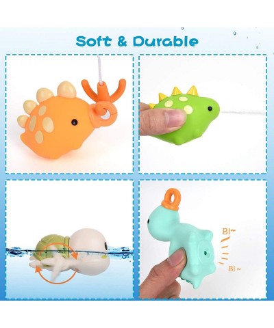 Baby Swimming Turtle Bath Toys Water Table Toys with Fishing Net and Rod Cute Toy Turtles Baby Swimming Toys for Water Table ...