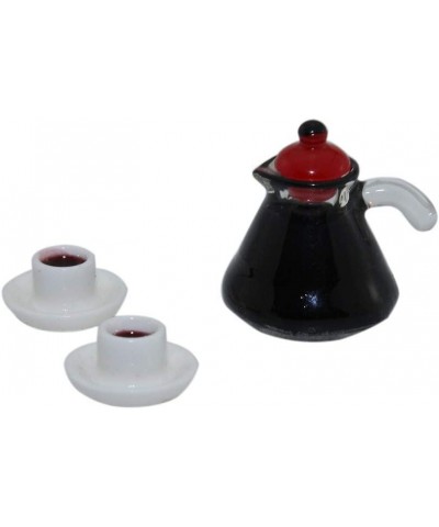 PULABO Cute Mini Coffee Pot Model Dollhouse Miniature Kids Toy Doll Home Accessories Cost Effective and Convenient $12.01 Dol...