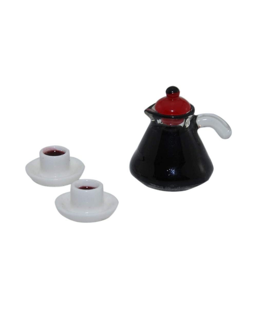 PULABO Cute Mini Coffee Pot Model Dollhouse Miniature Kids Toy Doll Home Accessories Cost Effective and Convenient $12.01 Dol...