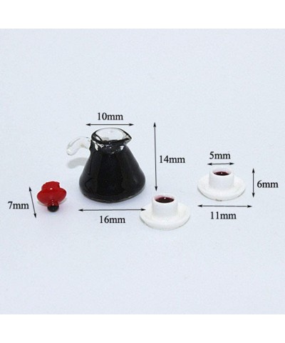 PULABO Cute Mini Coffee Pot Model Dollhouse Miniature Kids Toy Doll Home Accessories Cost Effective and Convenient $12.01 Dol...