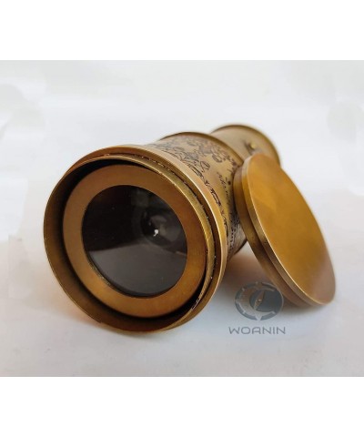 15x Vintage Pirate Spyglass Telescope- Functional Brass & Clear Vision Pirate Telescope with Premium Leather Case - Wonderful...