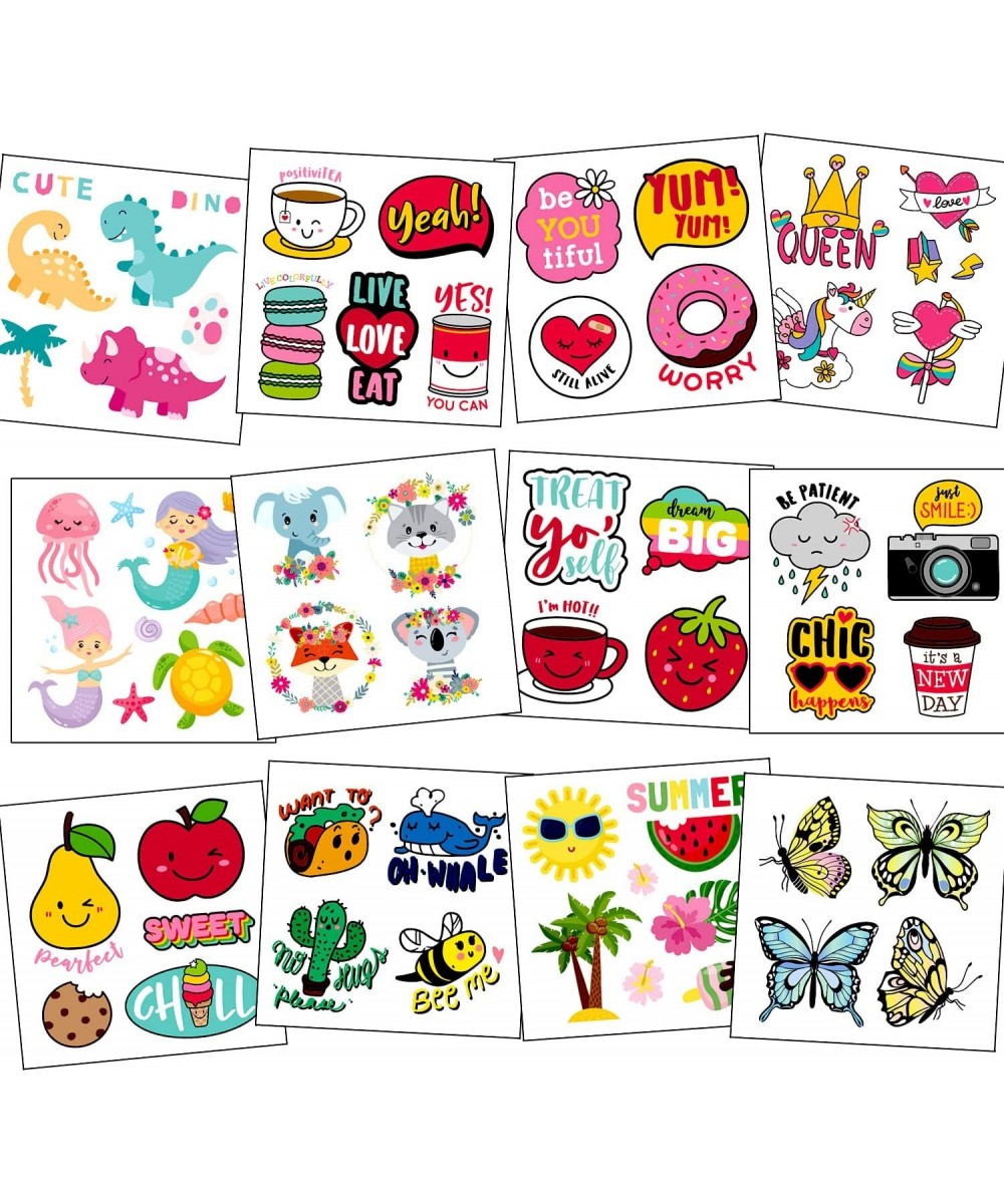 60 Styles Stickers for Kids Cute Stickers Pack with Funny Unicorn/Dinosaur/Mermaid for Water Bottle Scrapbook Laptop Teacher ...