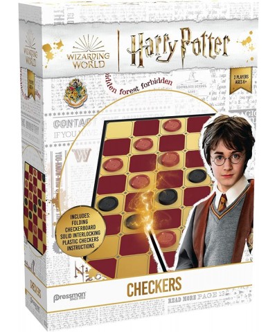 Harry Potter Checkers - Specially-Colored Folding Checkerboard and Interlocking Checker Pieces - Ages 6 and Up 2 Players $24....