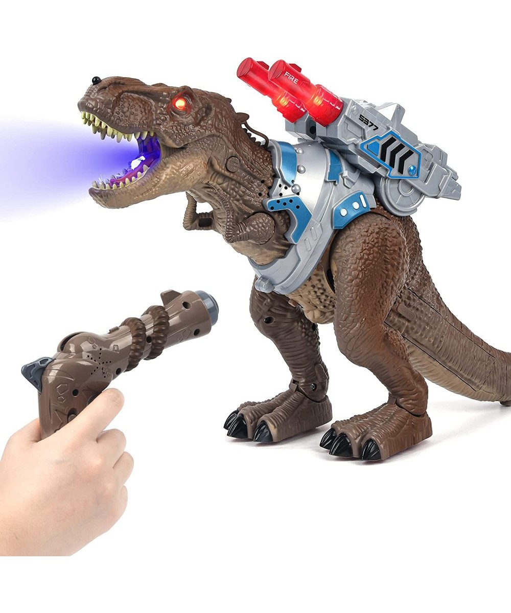 Remote Control Dinosaur Toys for Kids Dinosaur Toy with Attack Shooting Spraying Walking Roaring Realistic Simulation Sound L...