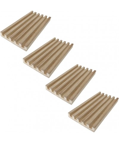 Set of 4 Solid Wood Domino Trays Domino Tiles Rack Domino Holder Mexican Train Trays $21.02 Domino & Tile Games