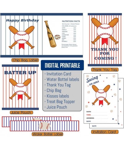 Baseball Party Favors for Kids - 12 Set Mini Soft Baseball Keychains Baseball Wristbands and Tattoos for Boys Classroom Rewar...