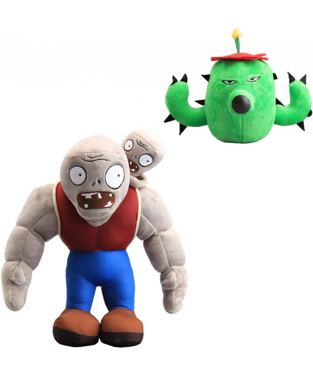 Game Toys 12'' Gargantuar Zombie & 7'' Cactus Plush Set $60.33 Plush Figure Toys