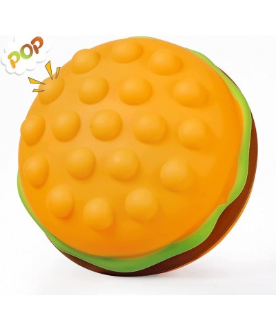 Hamburger Squishy Pops for Kids - Sensory Toy for Stress Relief Decompression Play Time - 3D Squeeze Pop for Children & Adult...