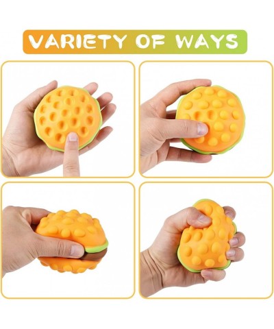 Hamburger Squishy Pops for Kids - Sensory Toy for Stress Relief Decompression Play Time - 3D Squeeze Pop for Children & Adult...