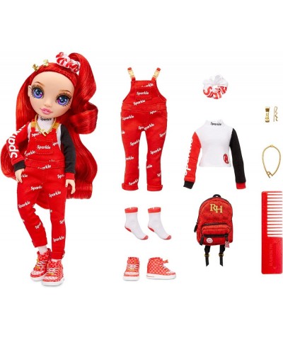 Jr High Ruby Anderson- 9-inch RED Fashion Doll with Accessories- Open and Closes Backpack Great Gift for Kids 6-12 Years Old ...