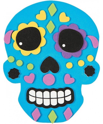 DIY Sugar Skull Magnet Kit - Makes 24 - Day of The Dead and Halloween Crafts for Kids $33.46 Kids' Drawing & Writing Boards