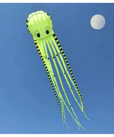 Bumblebee 3D 26ft Ultra Large & Fun Octopus Foil Kite with Handle & Line Beach Park Outdoor Fun (Yellow) $77.39 Kites & Wind ...