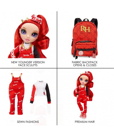 Jr High Ruby Anderson- 9-inch RED Fashion Doll with Accessories- Open and Closes Backpack Great Gift for Kids 6-12 Years Old ...