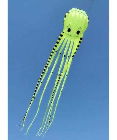 Bumblebee 3D 26ft Ultra Large & Fun Octopus Foil Kite with Handle & Line Beach Park Outdoor Fun (Yellow) $77.39 Kites & Wind ...