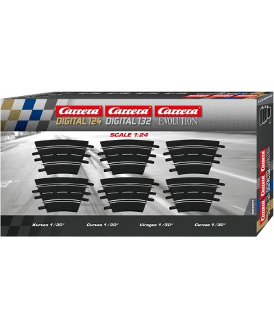 Curve 1/30 6Piece - Digital 124/132 & Analog $108.09 Slot Cars Race Tracks & Accessories