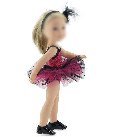 14 Inch Doll Clothes Accessories | 5 Piece 14" Doll Jazz Ballet Ballerina Gift Set Outfit Includes Real Tap Shoes! | Gift Box...