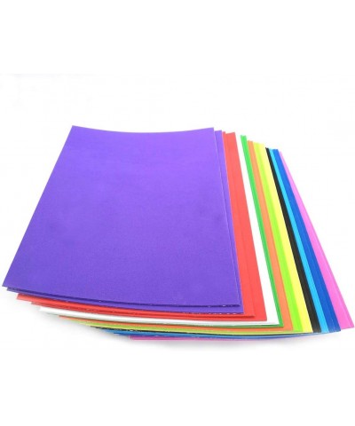 Eva Foam Sheets Sticker 22 Pack 8.8 x 12.6 Inches 2 MM Thick 11 Colors 2 Sheets Each Color Scrapbooking DIY Art Party Childre...