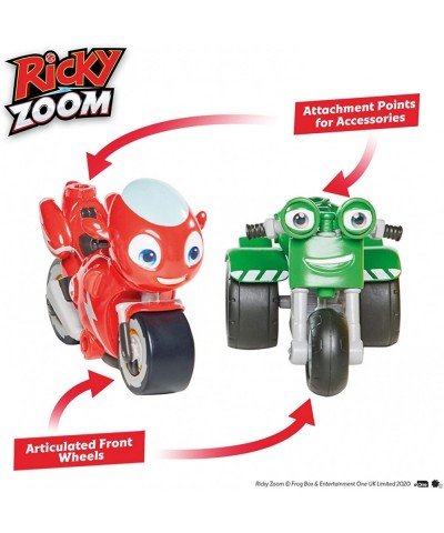 & DJ 2 Pack – 3-inch Action Figures – Free-Wheeling Free Standing Toy Bikes for Preschool Play Multi $21.62 Action Figures