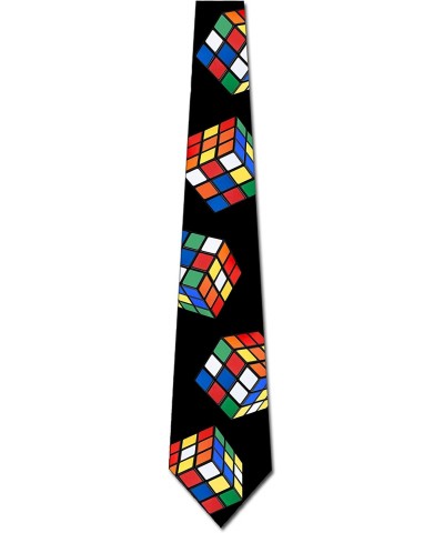 Puzzle Cube Ties Mens 3D Puzzle Necktie $37.36 3-D Puzzles