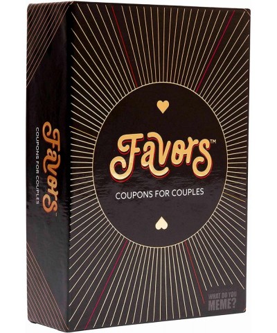 Favors Box – Coupons for Couples with 3 Unique Categories $25.56 Card Games