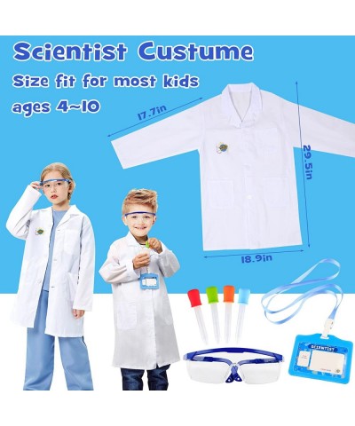 Lab Coat for Kids Scientist Costume Dress Up and Role Play Toys for Science Projects and Experiments for Kids Ages 4-10 $29.0...