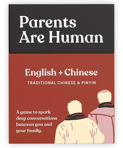 Parents Are Human: A Bilingual Card Game to Spark Deep Conversations Between You and Your Loved Ones (English + Traditional C...