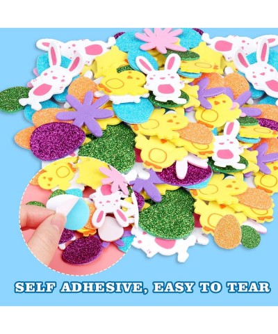 1123PCS Easter Crafts for Kids Easter Party Decorations Easter Foam Stickers Self Adhesive Easter Stickers Pipe Cleaners Craf...