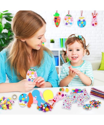 1123PCS Easter Crafts for Kids Easter Party Decorations Easter Foam Stickers Self Adhesive Easter Stickers Pipe Cleaners Craf...