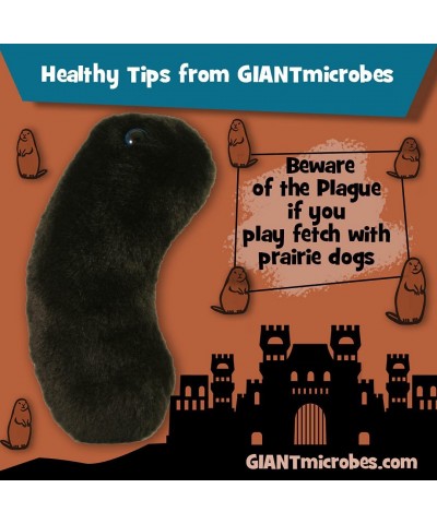 GIANTmicrobes Black Death Plush – Learn about Plagues from the Past with this Unique Gift for Scientists Students Healthcare ...