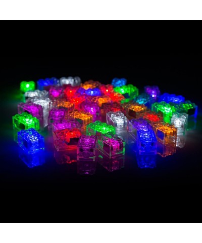 Light Up Building Blocks Bricks with On/Off and Dim Ability- 40pc Multicolor Light Set - Compatible with and fits Tightly wit...